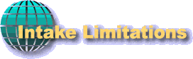 Intake Limitations Banner